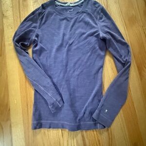 Smartwool Women's Long Sleeve Tee - Purple